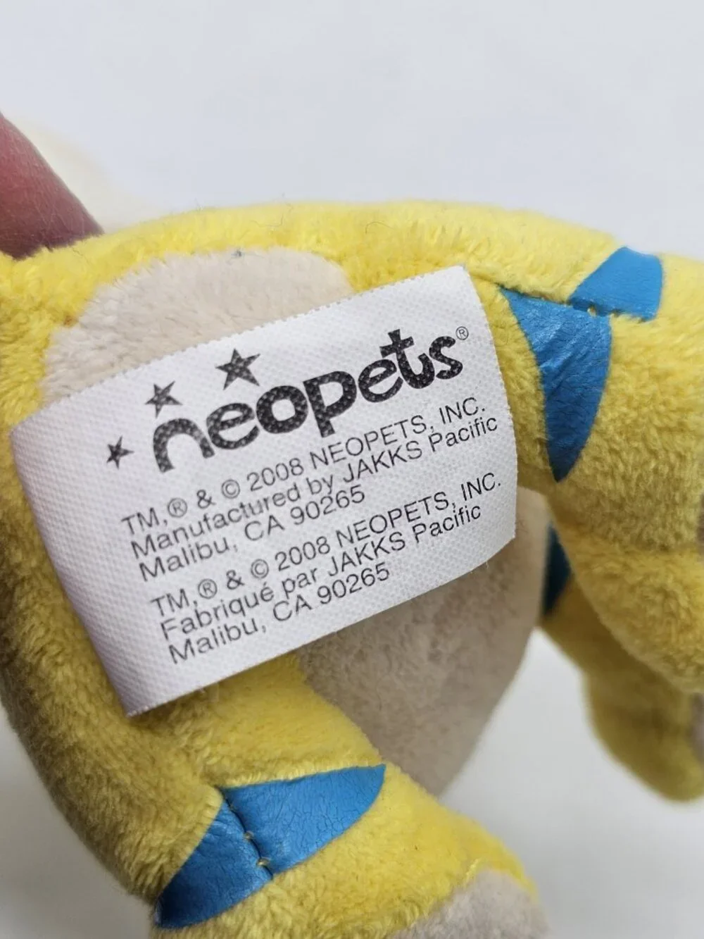 Neopets Yellow Kougra Tiger Plush Video Game Toy Rare - Picture 8 of 11